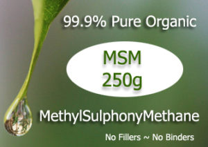Label - MSM 250g